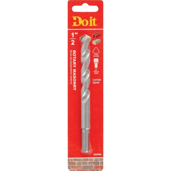 All-Source 1/2 In. x 6 In. Rotary Masonry Drill Bit 260931DB - main